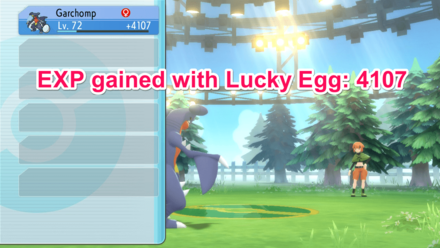 Lucky Egg EXP Gain