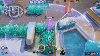 Pokemon UNITE - Dragonite Using Hyper Beam on Gengar