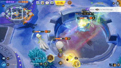 Pokemon UNITE - Dragonite Stealing Articuno Using Hyper Beam