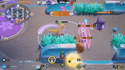 Pokemon UNITE - Dragonite Using Dragon Dance and Hyper Beam