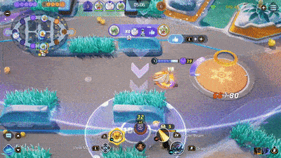 Pokemon UNITE - Dragonite Defeating Zeraora Using Draco Impact