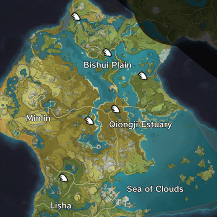 Genshin - Apple Locations in Liyue