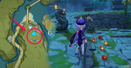 Genshin - Apples in Qinqce Village