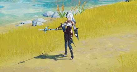 Genshin - Shenhe - Charged Attack