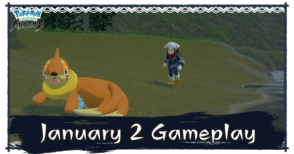 Pokemon Legends Arceus Gameplay January 2