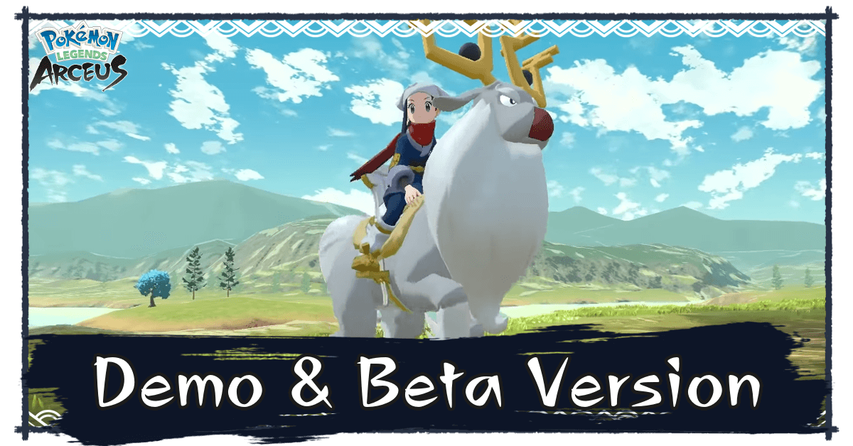 Pokemon Legends Arceus Demo Beta Version