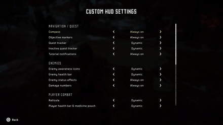 Horizon Zero Dawn HUD