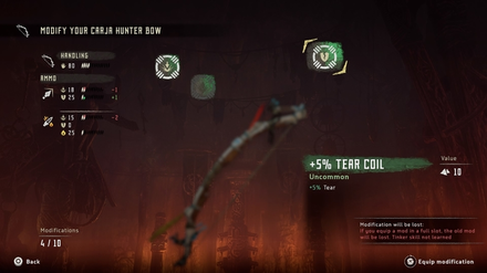 Horizon Zero Dawn Weapon Mod