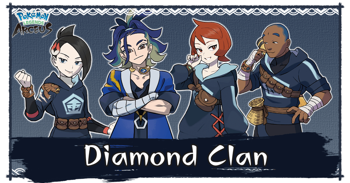 Diamond Clan Profile and Major Characters Pokemon Legends Arceus｜Game8