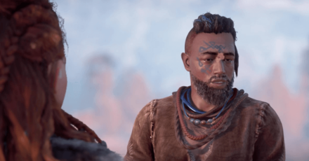 Horizon Zero Dawn - The Forgotten - Talk to Brom and Olara.png