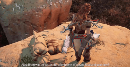 Horizon Zero Dawn - The Forgotten - Examine the Supply Cache.png