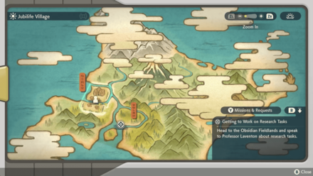 Pokemon Legends Arceus Hisui Region Map
