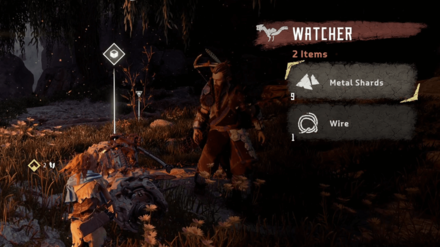 Horizon Zero Dawn - Loot the Watcher Carcass