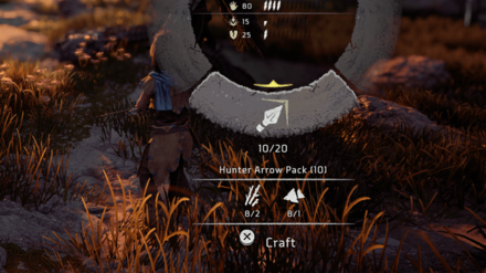 Horizon Zero Dawn - Craft Hunter Arrows