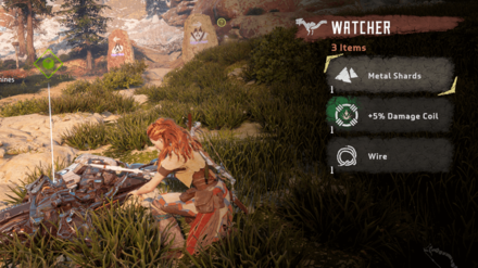 Horizon Zero Dawn - Get Metal Shards from Machines