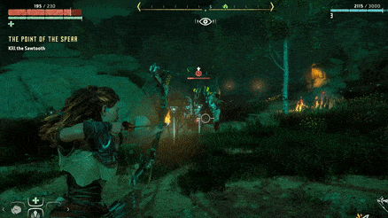 Horizon Zero Dawn - Use Fire Arrows to Inflict Burn