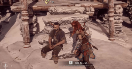 Horizon Zero Dawn - Insult to Injury - Talk to Jun.png