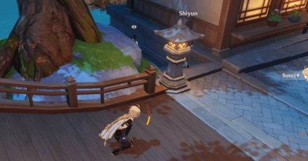 Genshin - Yun Jin Hangout Event - Successfully Sneaking Behind Shiyun and Boyi