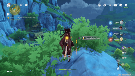 Genshin Impact - Starsplinter Iron Location - Mountain Top