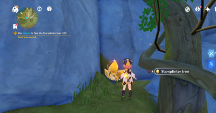 Genshin Impact - Starsplinter Iron Location - Mountain Tree