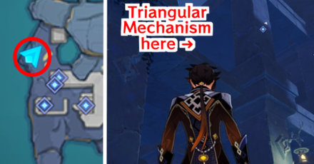 Genshin - Triangular Mechanism for Flame of High Gate 1