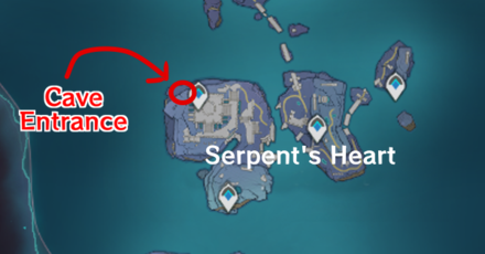 Genshin - Lotus Eater - Unlock Location Cave Entrance