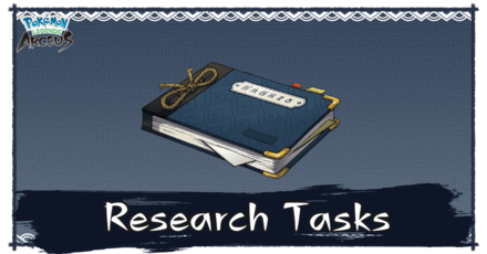 Pokemon Legends ArceusResearch Tasks