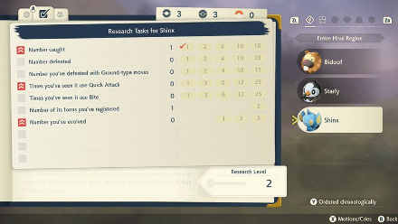 Pokemon Legends Arceus Pokedex Completion