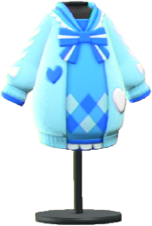 ACNH- Ribbon & Hearts Knit Dress Image