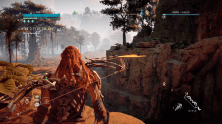 Hillside Lookout Spearshafts Horizon Zero Dawn