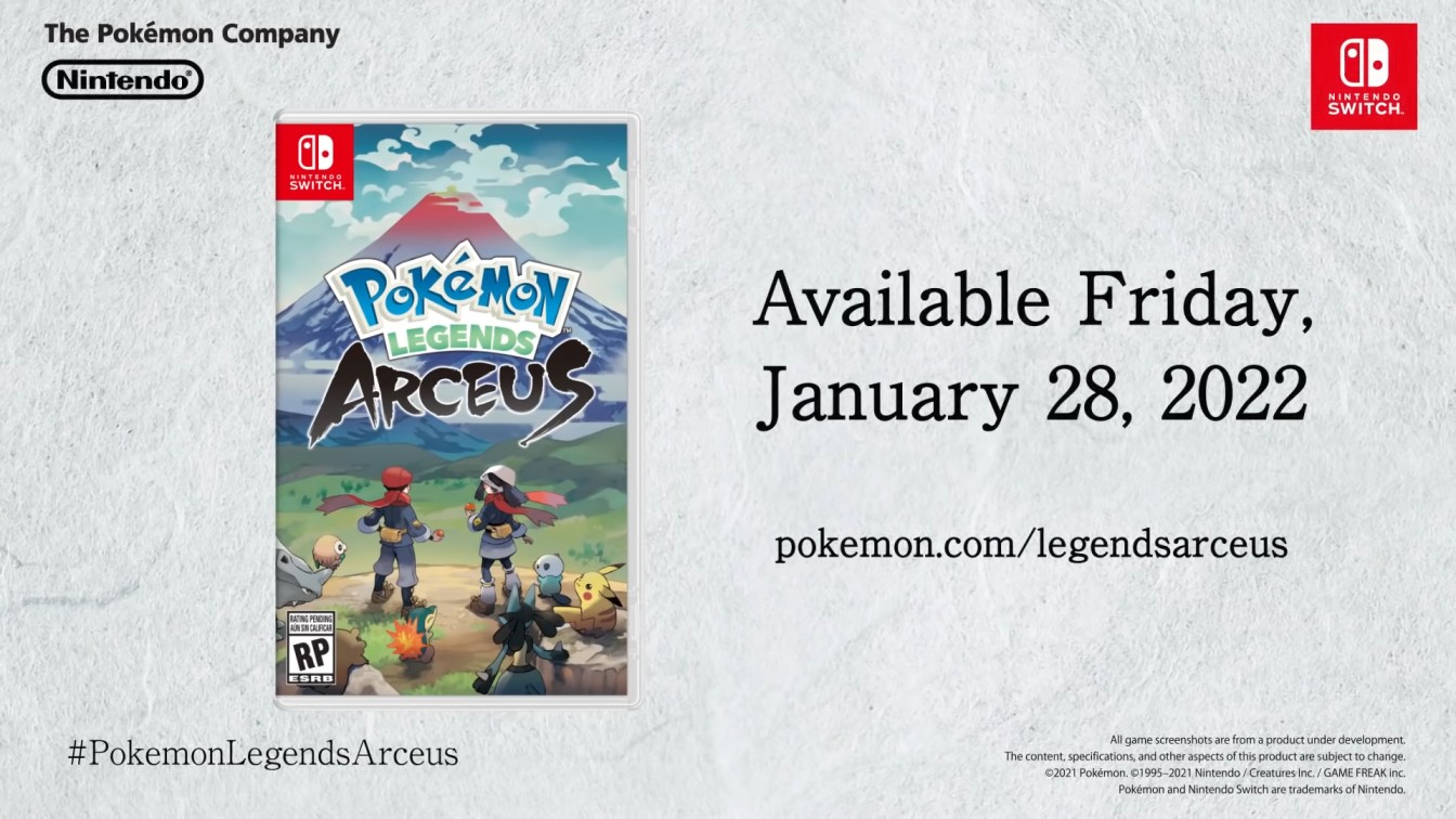 Pokemon Legends Arceus Release Time