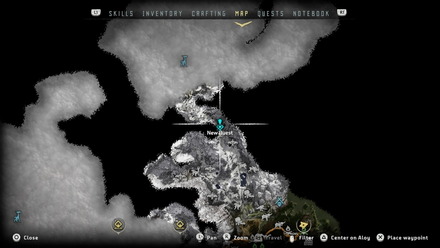Frozen Wilds Start Location