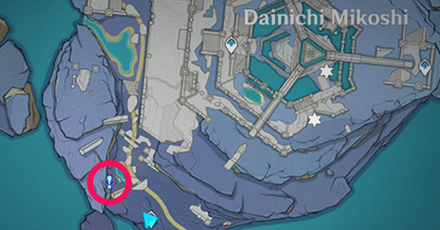 Genshin - Quest Giver Location Under Dainichi Mikoshi