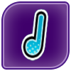Sticker (Blue Quarter Note)
