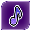 Sticker (Purple Eighth Note)