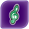 Sticker (Green Clef)