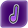 Sticker (Purple Quarter Note)