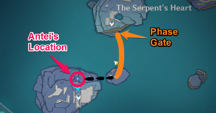 Genshin - Antigonus - How to Get to Antei