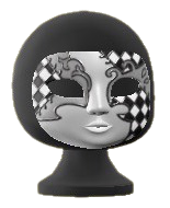 The Silver version of Venetian Carnival Mask