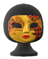 ACNH - Venetian Carnival Mask - Gold