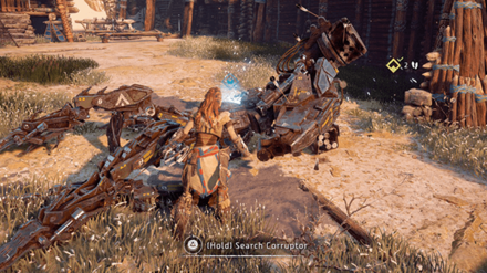 Horizon Zero Dawn - Examine the Corruptor