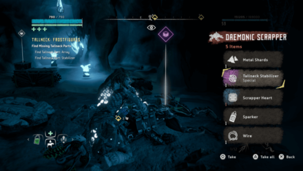 Stabilizer Location Horizon Zero Dawn