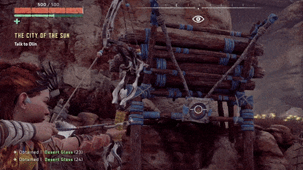 Horizon Zero Dawn - Use the Log Traps