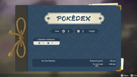 Pokemon Legends: Arceus - Pokedex