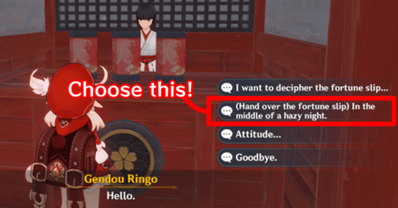 Genshin - How to Get The Strange Fortune Slip