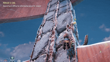 Horizon Zero Dawn - Climb Up to Power Cell