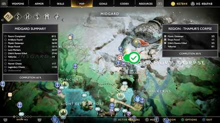 Thamur Jotnar Shrine Map View