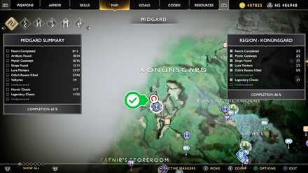 Starkadr Jotnar Shrine Map View