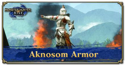 Monster Hunter Rise (MH Rise): Sunbreak - Aknosom Armor Banner