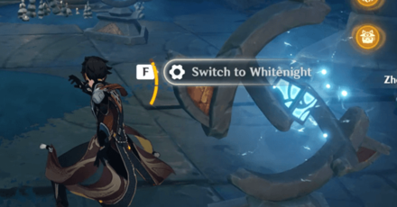 Genshin - The Narrows Secret Room Puzzle - 3 - Switch the Left Mechanism to Whitenight